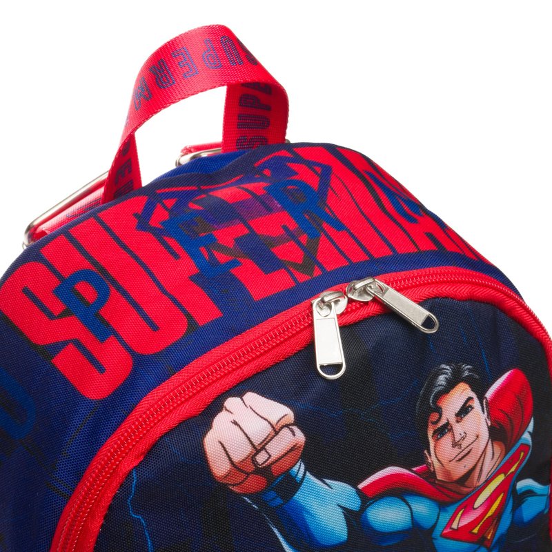 Wondapop Superman Up Up and Away 13" Deluxe Nylon Mini Daypack