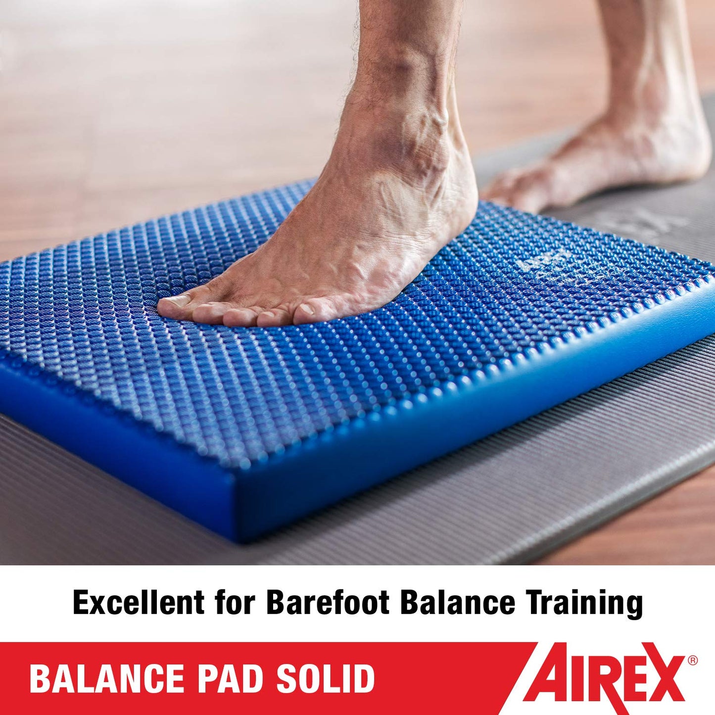 "Airex 30-1912 Balance-Pad Solid, 18"" x 16"" x 2""", blue