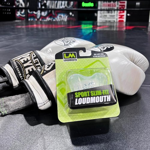 Loudmouth Sport Mouth Guard - Slim-Fit Boil & Bite Design with Case | Advanced Protection for Contact Sports (Clear)