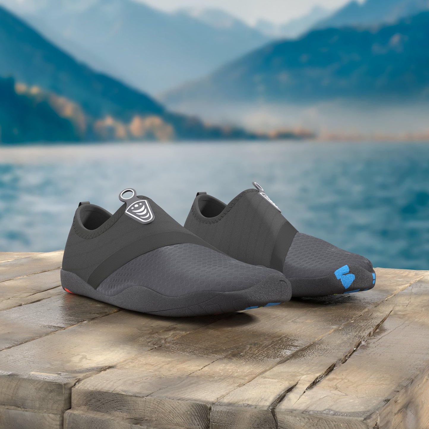 Vsufim Quick-Dry Water Sports Barefoot Shoes Aqua Socks for Swim Beach Pool Surf Yoga for Women Men (6 Women/5 Men)