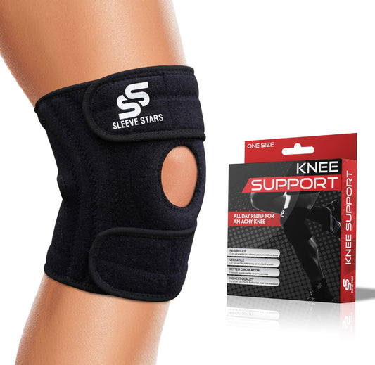 Sleeve Stars Knee Brace & Knee Support for Men & Women, Knee Compression Sleeve for Knee Pain, Protection Wrap for Working Out (XL-3XL)