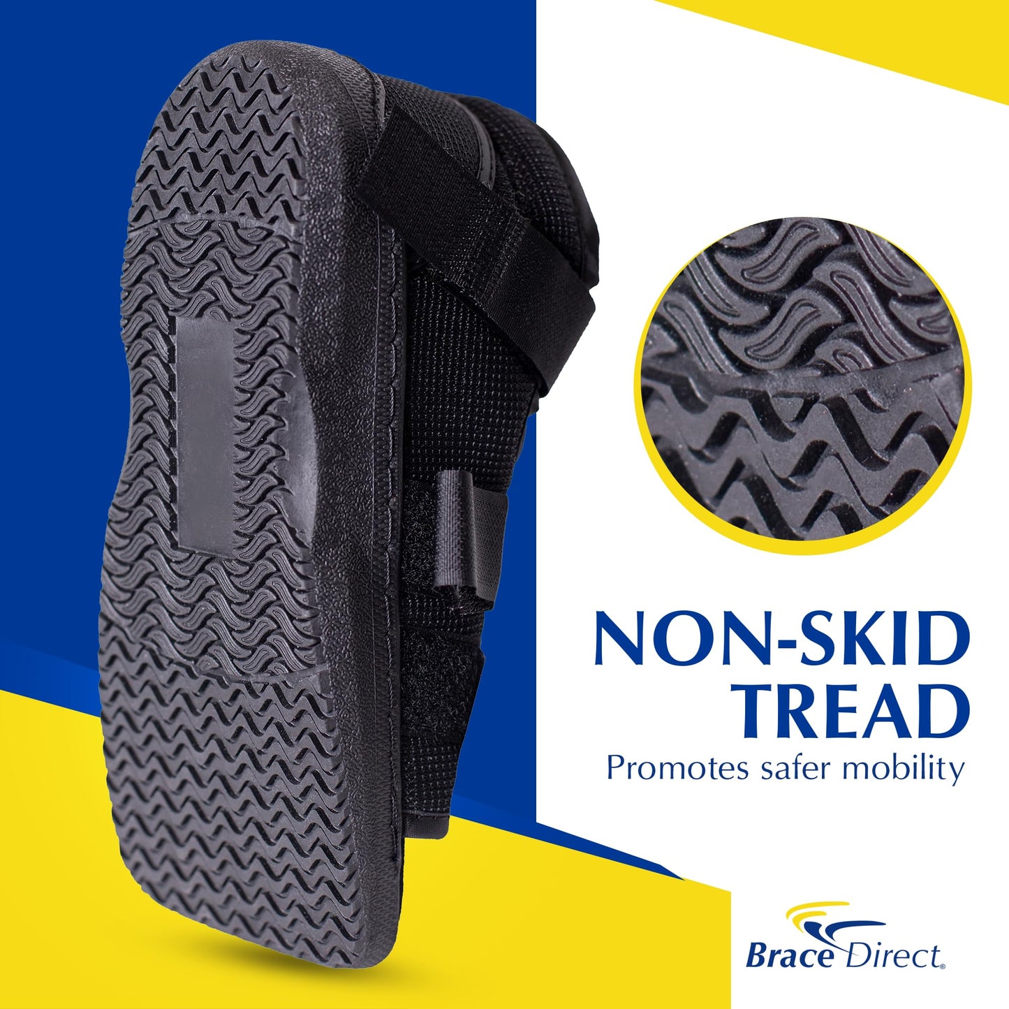 Brace Direct Pediatric Post-Op Shoe, Children’s Foot Injury Recovery, Support for Broken Toes, Fractures, Sprains, Protective Square Toe, Universal Left or Right Foot, Kids XS (US 11-1)