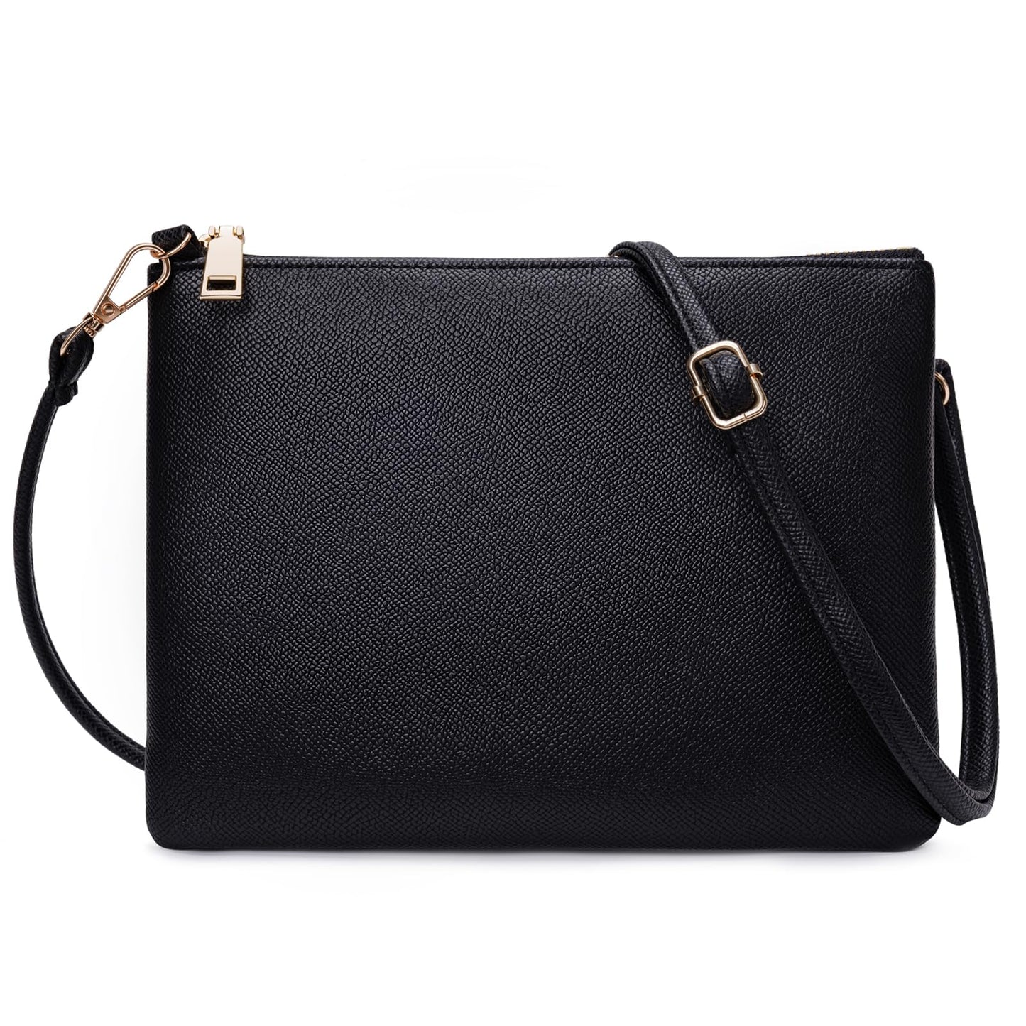 higouta Small Crossbody Bags for Women Trendy Clutch Purse PU Leather Shoulder Bags with Adjustable Strap