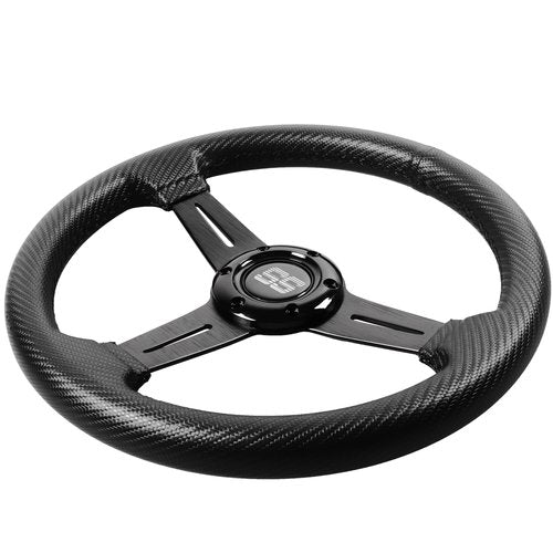 HENKOOLA Golf Cart Steering Wheel 13 inch Universal for Club Car DS Precedent Tempo EZGO RXV TXT Yamaha