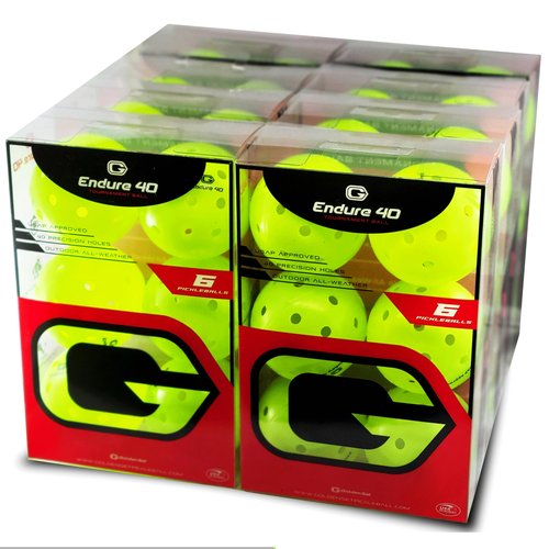 Golden Set Endure 40 Pickleball Balls | Tournament Ball | USA Pickleball Approved (48)