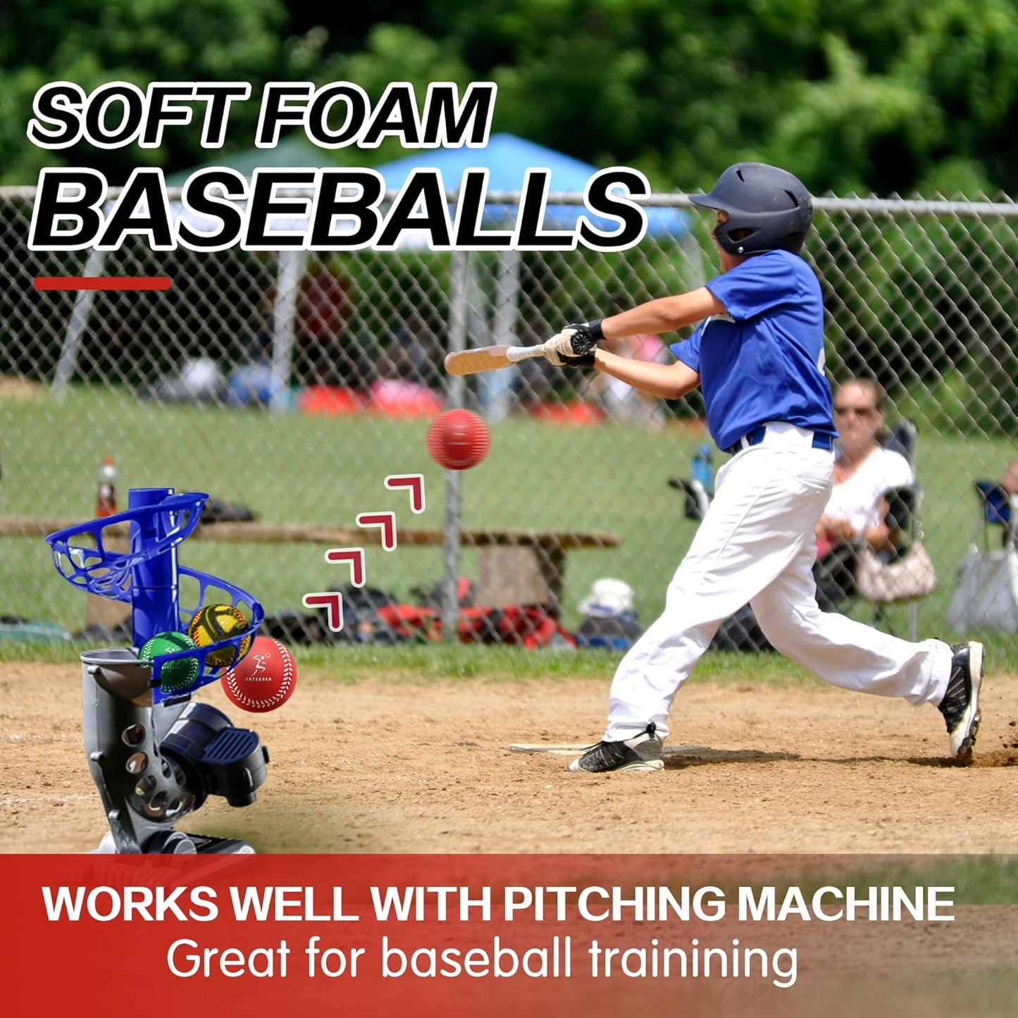 Skiennix Foam Baseballs - Soft Training Balls for Kids | Safe Indoor & Outdoor Play - 6 & 12 Pack Options