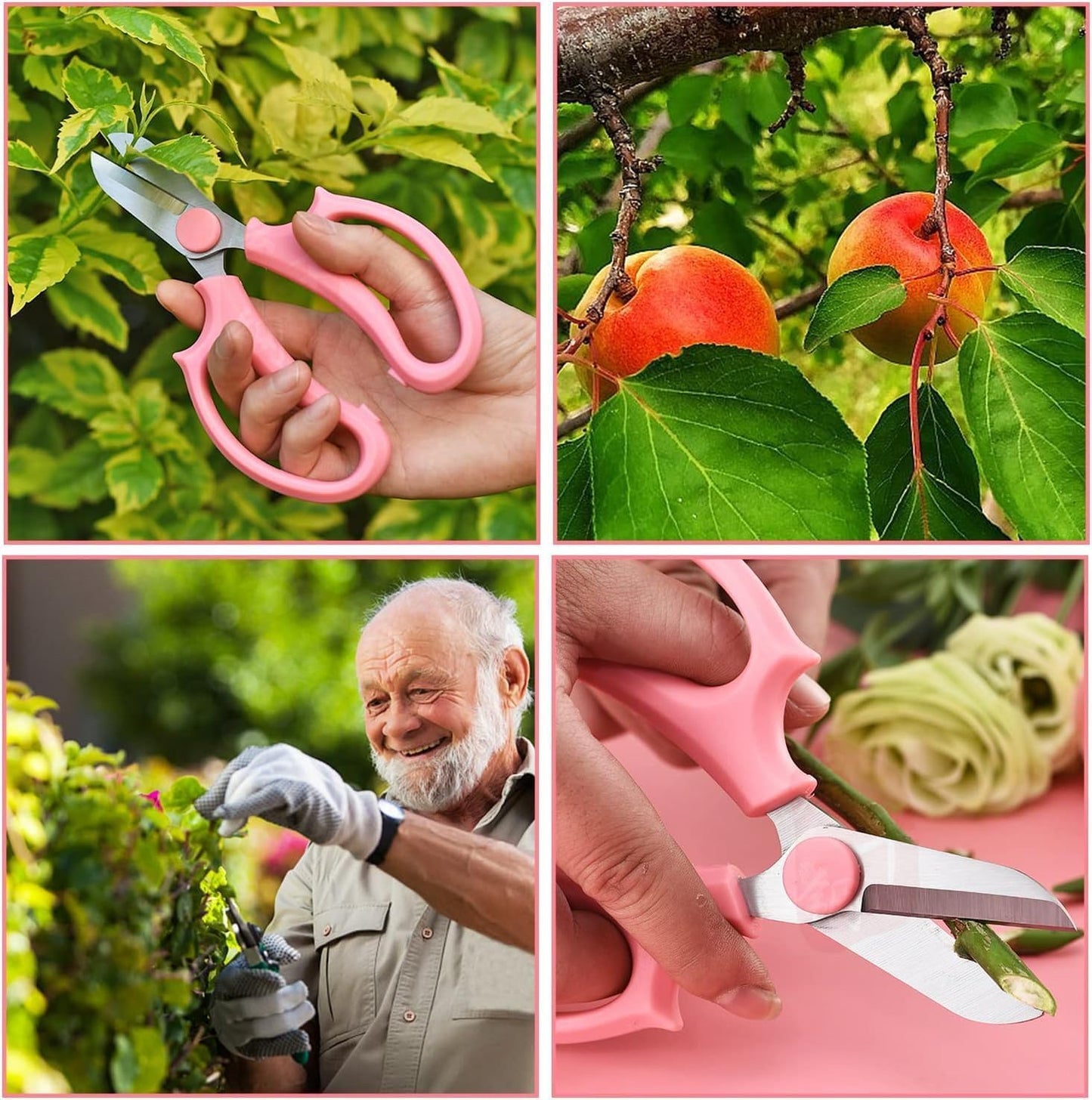 Floral Tool Kit, Rose Thorn Stripper Tool Garden Pruning Shears Scissors Kit, Glove for Floral Making Supplies,Use for Florist Supplies