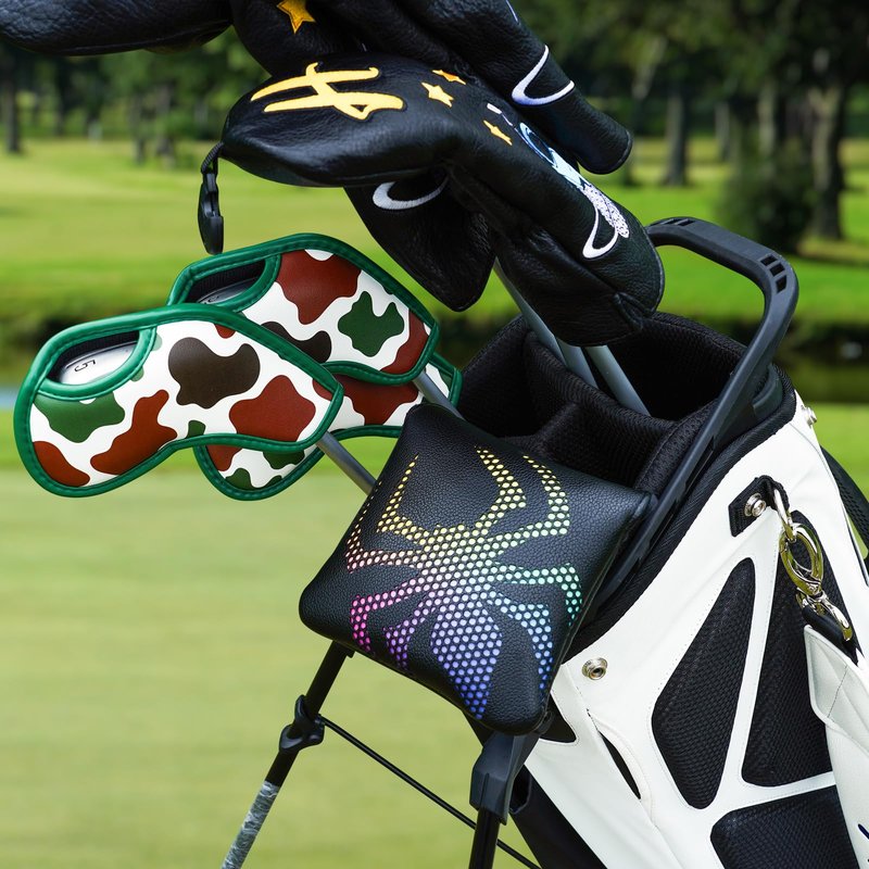 Putter Cover Magnetic, Golf Large Mallet Putter Headcover for Taylormade Spider GTX EX GT (Black)