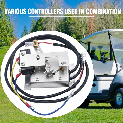 DUZFOREI 27094-G01 Potentiometer Throttle with Micro Switch, Replaces 25267G2 25399G1 27094G01, Replacement for EZGO Marathon Electric Golf Cart 1990 1991 1992 1993 1994