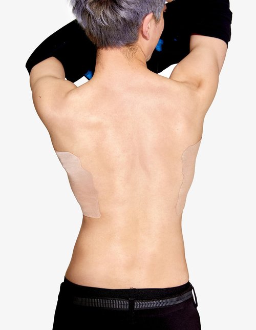 Precut BnDR Tape with Nipple Covers, Extra Wide Chest Binding Tape for FTM Transgender, 4 Inch x 20 pcs