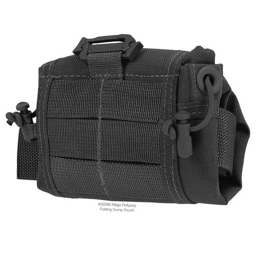 Maxpedition Mega Rollypoly Folding Dump Pouch (Black)