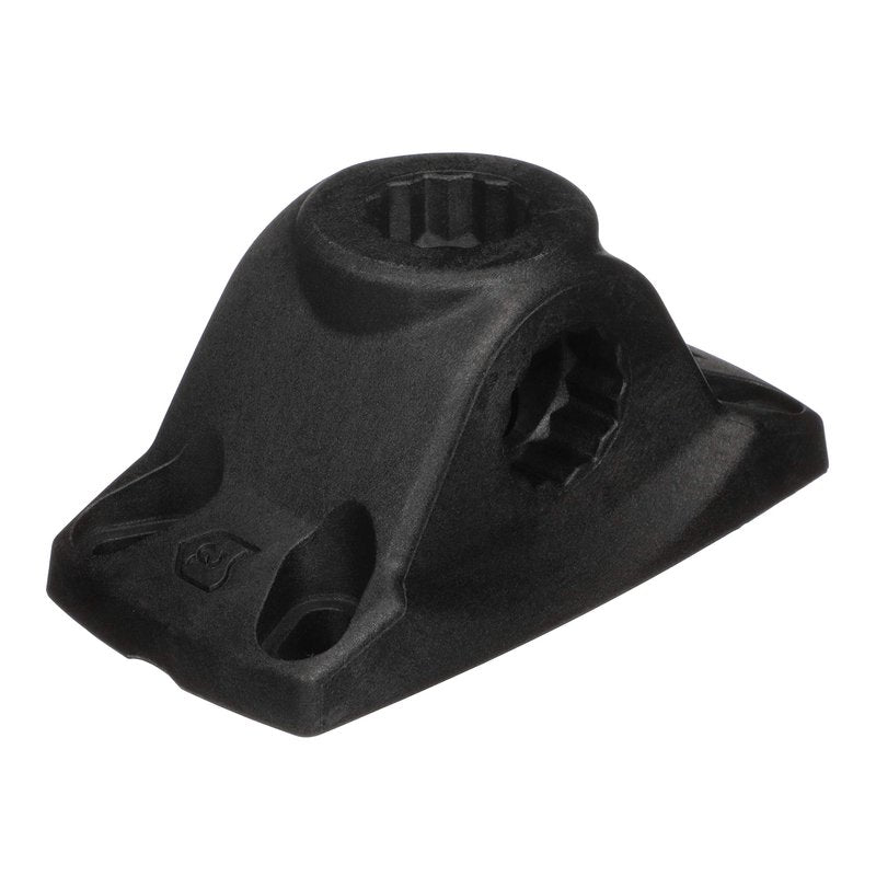 Attwood 5011-7 Heavy-Duty Fishing Rod Holder Combo Mount, Mounts on Top or Side of Gunwale, Positive Lock, Black