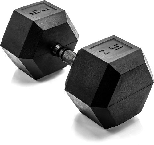 CAP Barbell Coated Hex Dumbbell Weights - Versatile Options from 10 to 120 lbs | Durable Design