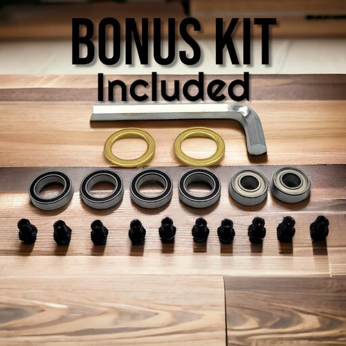 PDX G11 Mountain Bike Pedal MTB Pedal Large Concave Platform Machined Aluminum Polished Bicycle Non-Slip Pedals 9/16 Chromoly Spindle Smooth Ball Bearings (oilslick)