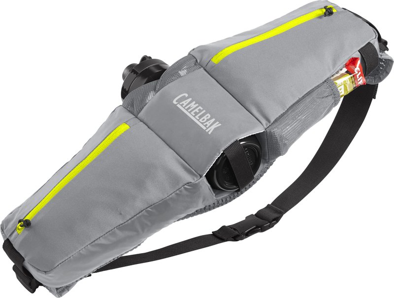 CamelBak Podium Flow 4 Hydration Belt, Minimalist Ride Storage with 21oz Podium Dirt Series Bottle, Gunmetal