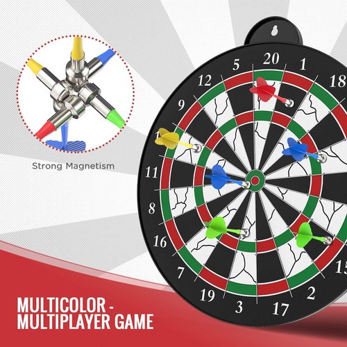 Magnetic Dart Board by [Brand Name] - 12 Pcs Darts for Fun Indoor Games | Perfect Gift for Kids Ages 5-12