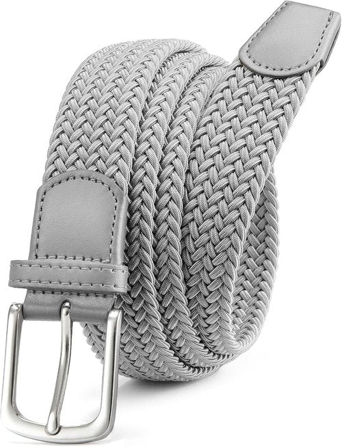CHAOREN Mens Belt - Braided Stretch Golf Belt for Men 1 3/8"- Gift for Golf Pants Casual Shorts Jeans