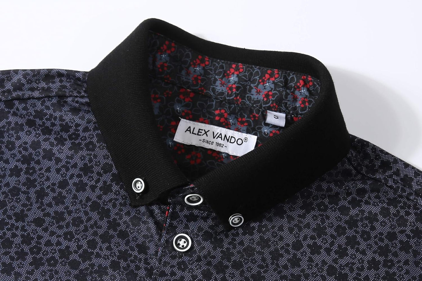 Alex Vando Men's Polo Shirt - Short Sleeve Regular Fit | Stylish Design for Everyday Wear