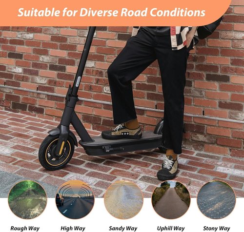 (2-Pack) 10x2.5 Scooter Inner Tube 255x80 80/65-6 Tube 10 inch Electric Scooter Tube