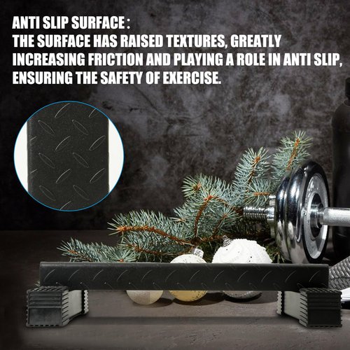 EVERYMATE Steel Calf Raise Block, Standing Calf Machine for Stretching Calf Muscles, Relaxing Ankles, Anti-Slip Solid Platform