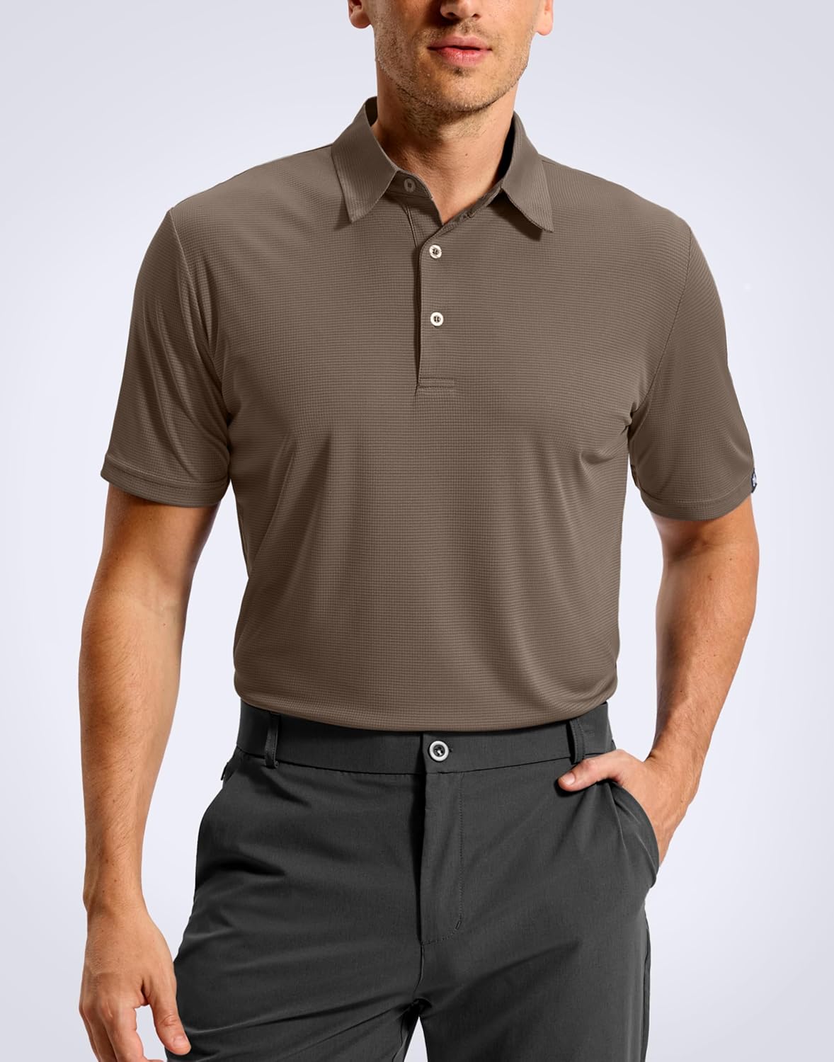 Skiennix Men's Golf Shirt - Lightweight Short Sleeve Dry Fit Polo | Moisture-Wicking Performance