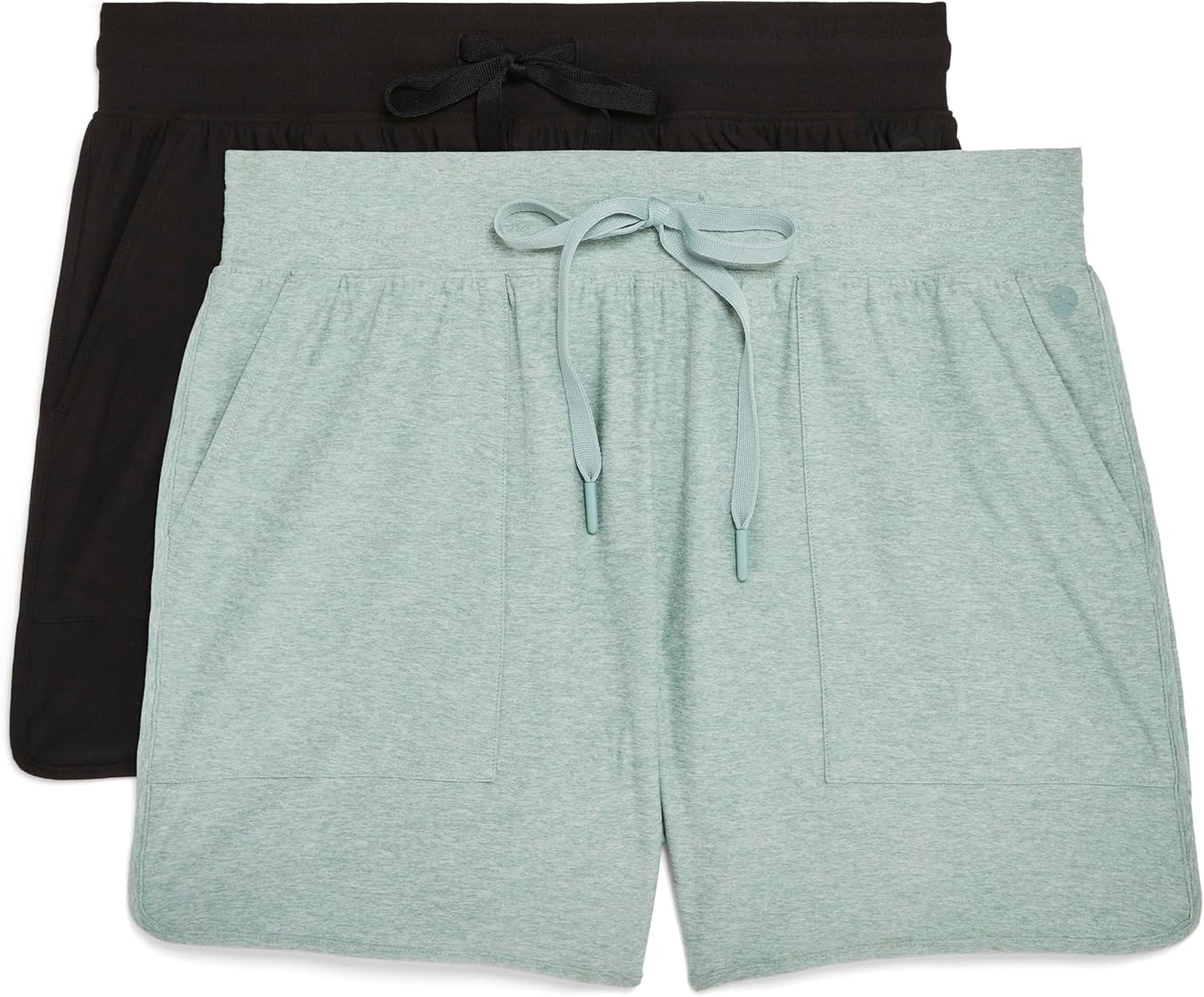 Danskin Women's Reverie Shorts - Comfortable 2-Pack for Active Lifestyle | Perfect for Summer