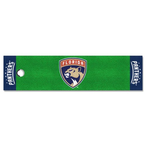 FANMATS 10542 Florida Panthers Putting Green Mat - 1.5ft. x 6ft.