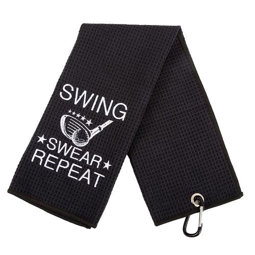 JYSILIYH Funny Golf Towel for Men, Golf Bags Accessory, Birthday Gift for Golfers