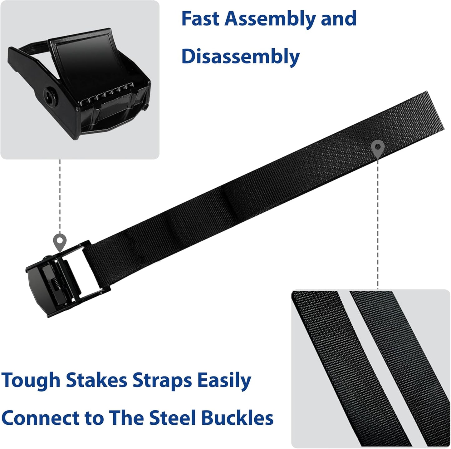 Skiennix Heavy-Duty Trampoline Anchor Stakes - Durable Steel Corkscrew Shape for Tents & Canopies