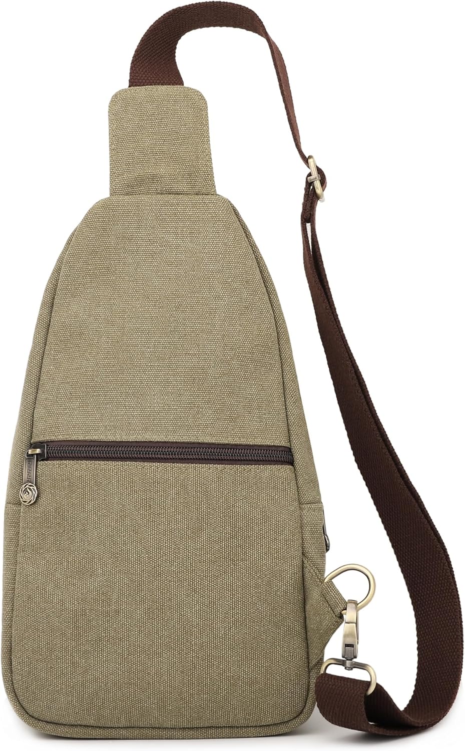 SILKAREA Canvas Sling Bag - Versatile Crossbody Purse for Travel & Hiking | Small Daypack Design