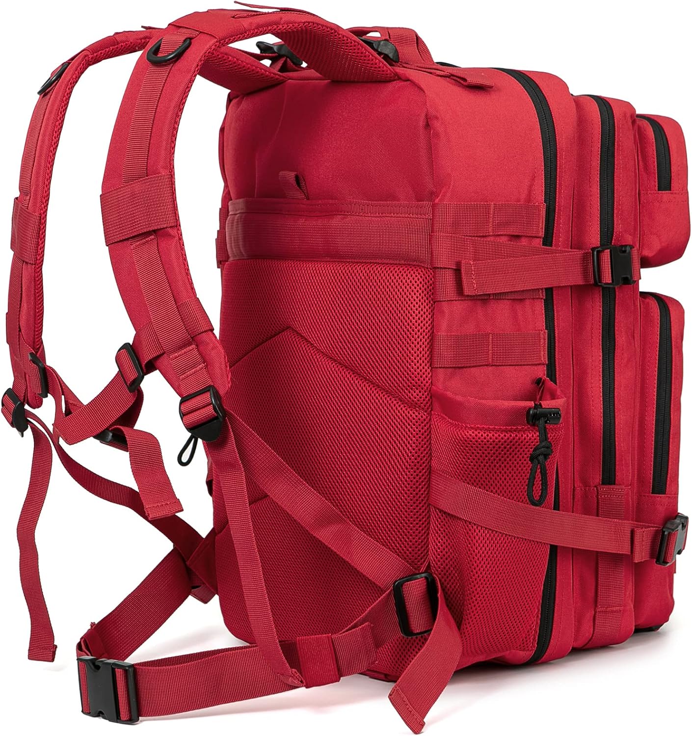 QT&QY Military Tactical Backpack - 25L/45L Molle Daypack for Men | Versatile Hiking Rucksack with Bottle Holder