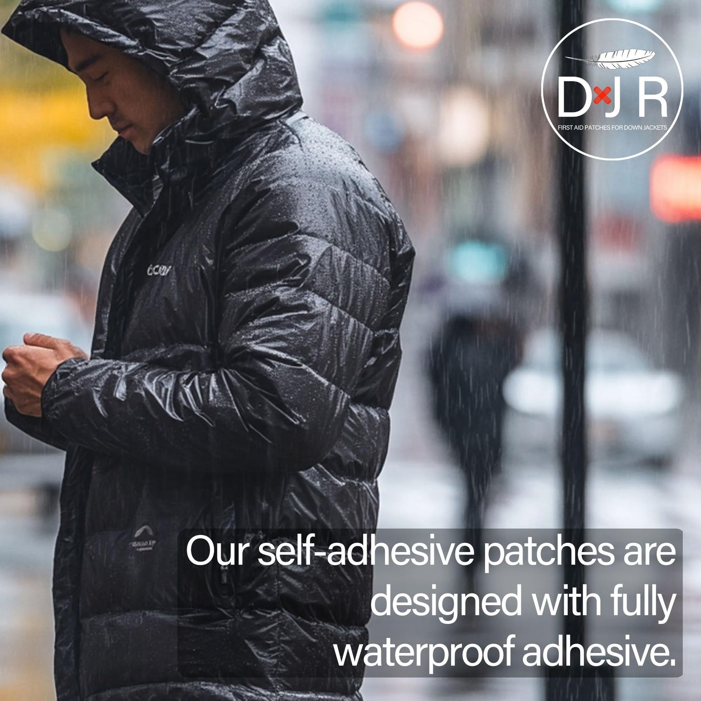 HEX Triple - Three Colour Kits - Hexagonal Down Jacket Self-Adhesive Repair Patches