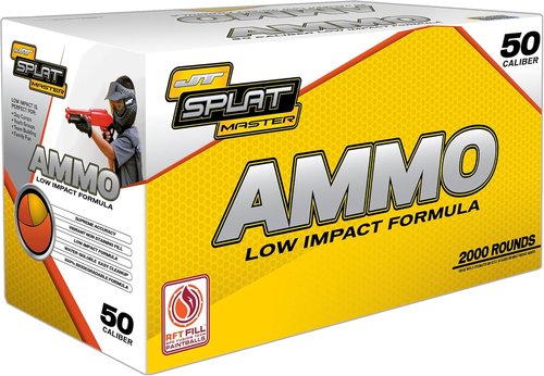 JT Splatmaster 2000ct Paintballs - Yellow Fill for Enhanced Accuracy and Fun