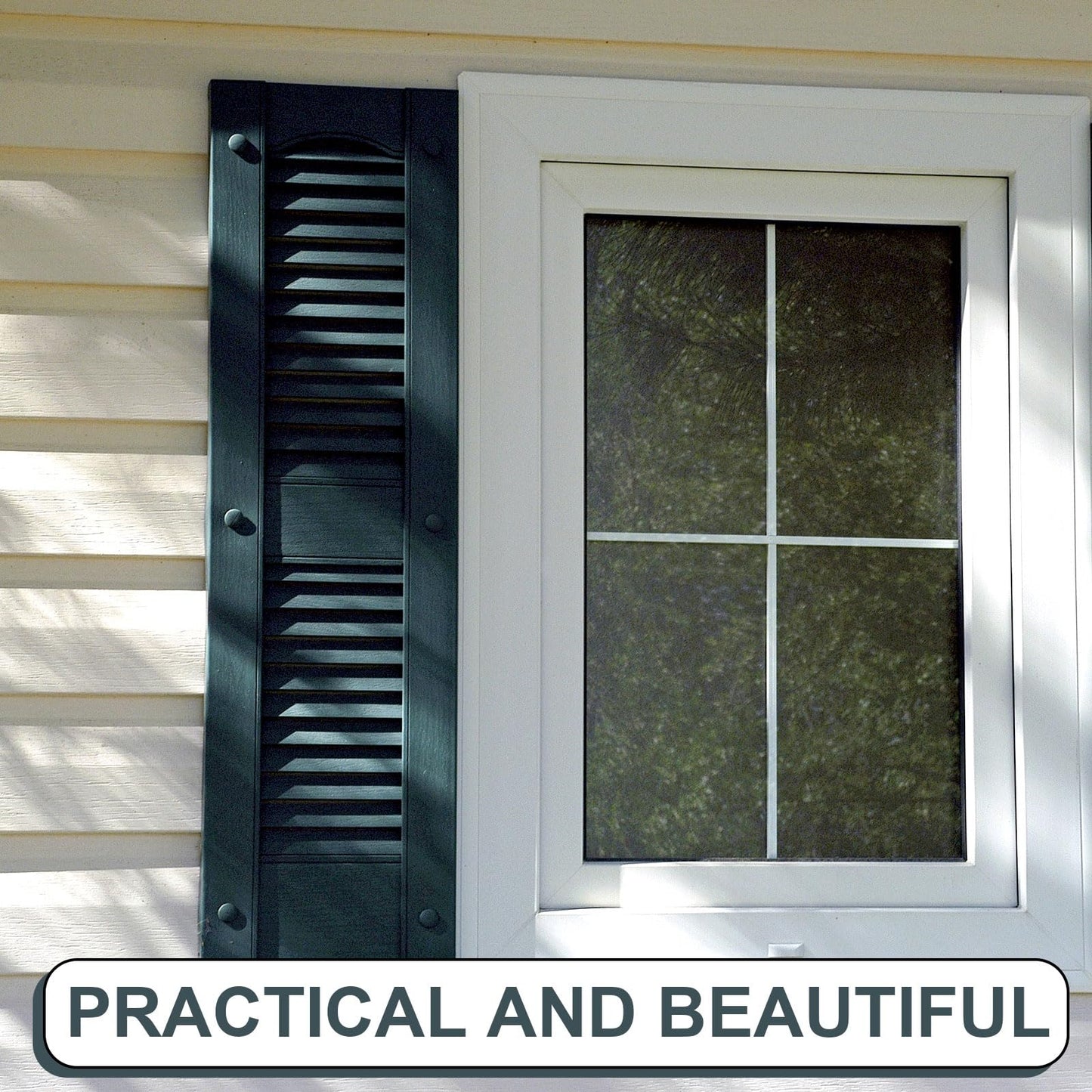 Blulu 18 Pcs 3 Inch Vinyl Shutter Fastener Window Panel Peg Lok Pin Pegs Screws Shutter Spikes Anchor (Forest Green)