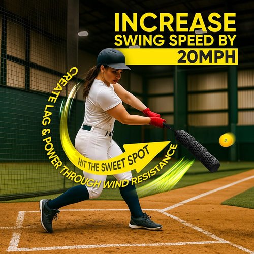 Aero Swing Baseball & Softball Trainer - Boost Bat Speed Up to 20+ MPH | Perfect Gift for Athletes
