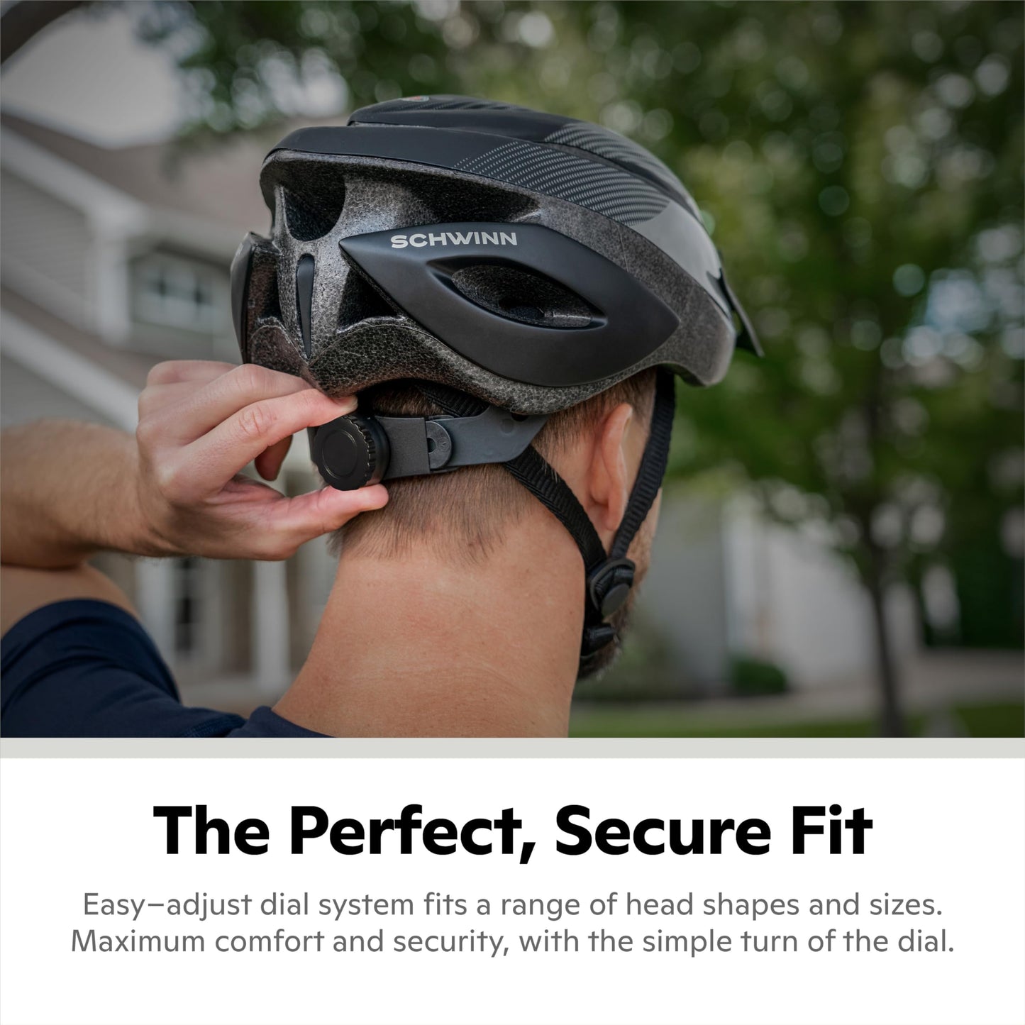 Schwinn Thrasher Helmet for Adults, Red, Size 58-62 cm, for Riders Ages 14+, Lightweight Microshell, Adjustable Dial and Straps, Interior Padding, 20 Air Vents, Removable Visor, Adult Bike Helmet