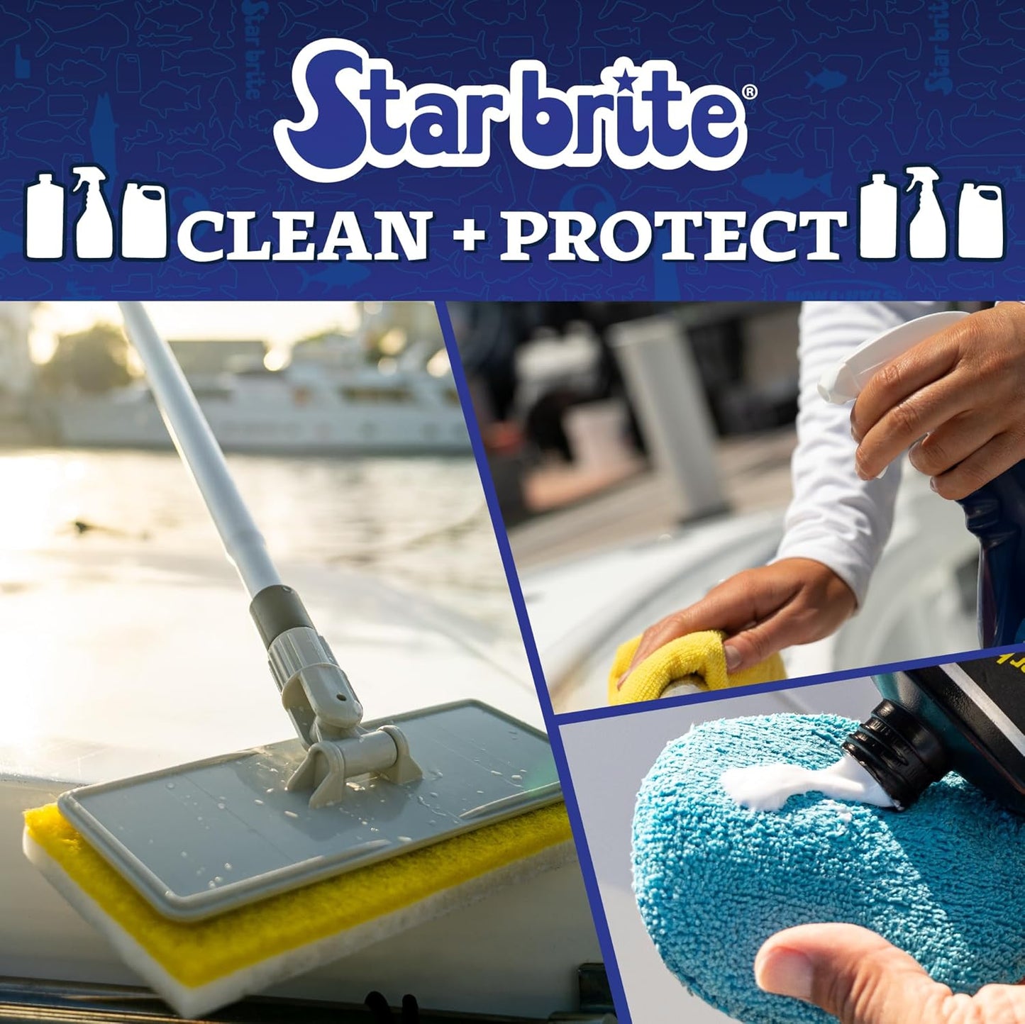 Star Brite RV Wash & Wax - One-Step Cleaner with UV Protection for RVs & Campers - 16 Oz