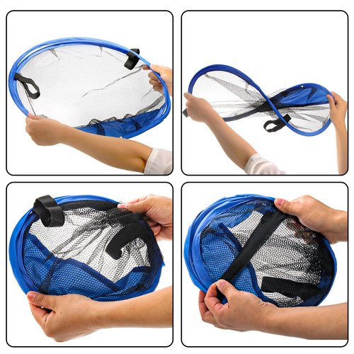 Jucoan Set of 3 Golf Chipping Net, 3 Sizes 12”, 18”, 24” Pop Up Golf Target Practice Net for Indoor Outdoor Backyard, Gift for Men, Father, Husband, Golfers
