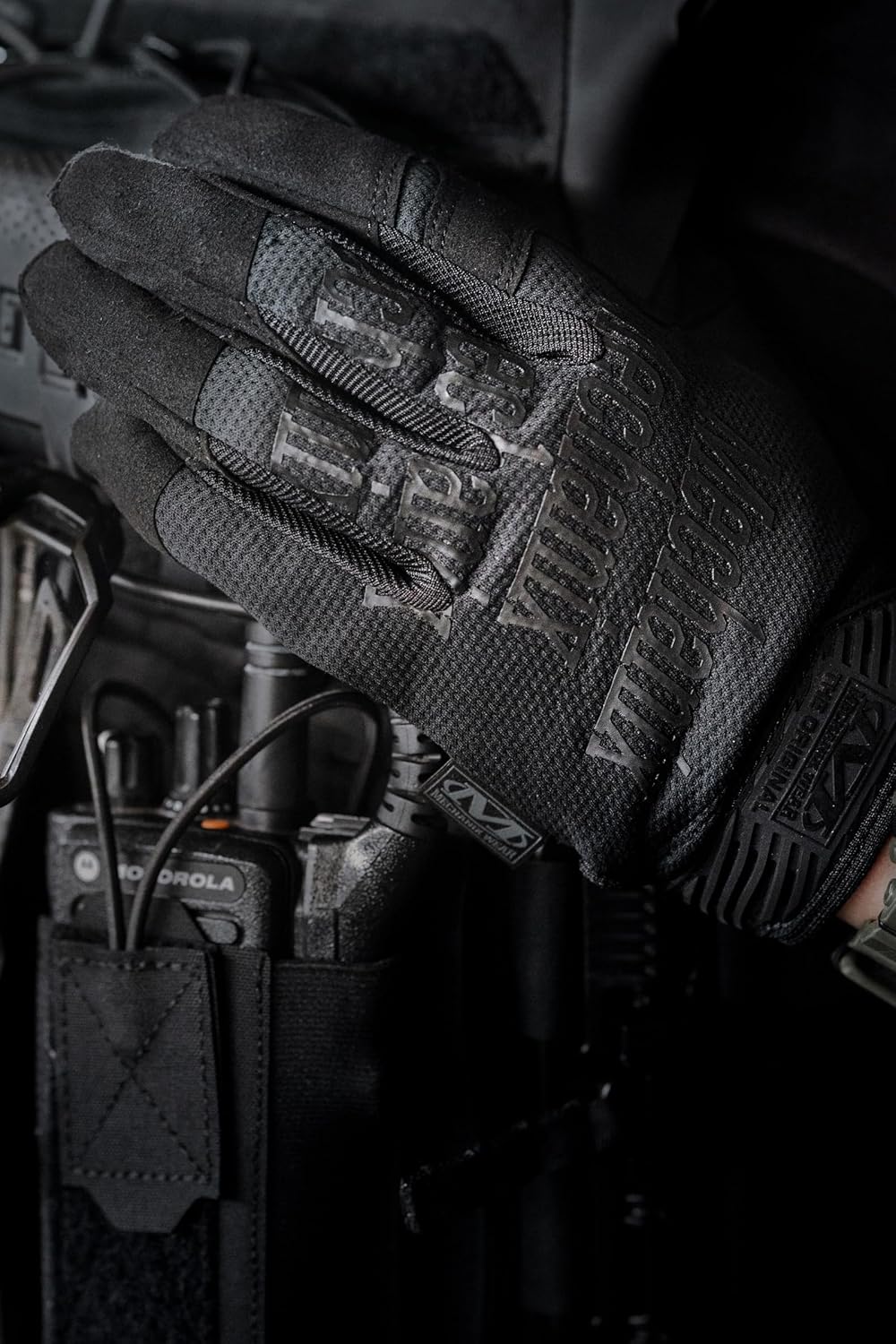 Mechanix Wear Original Tactical Gloves - High-Performance Anti-Slip Grip & Impact Resistant - Small | Covert Black