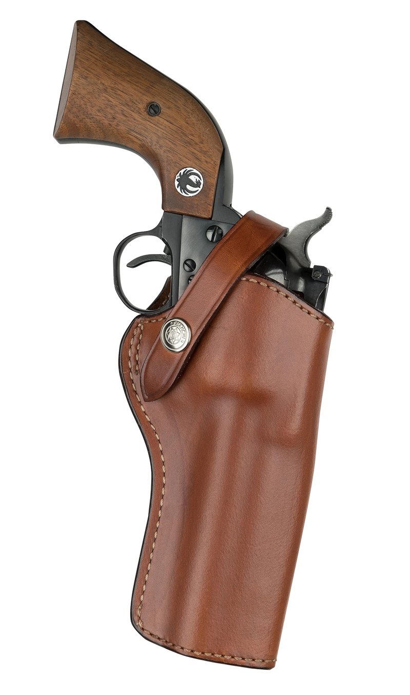 Bianchi 10066: Lawman Holster Tan Rh Lg Sngl Act 7 1/2In