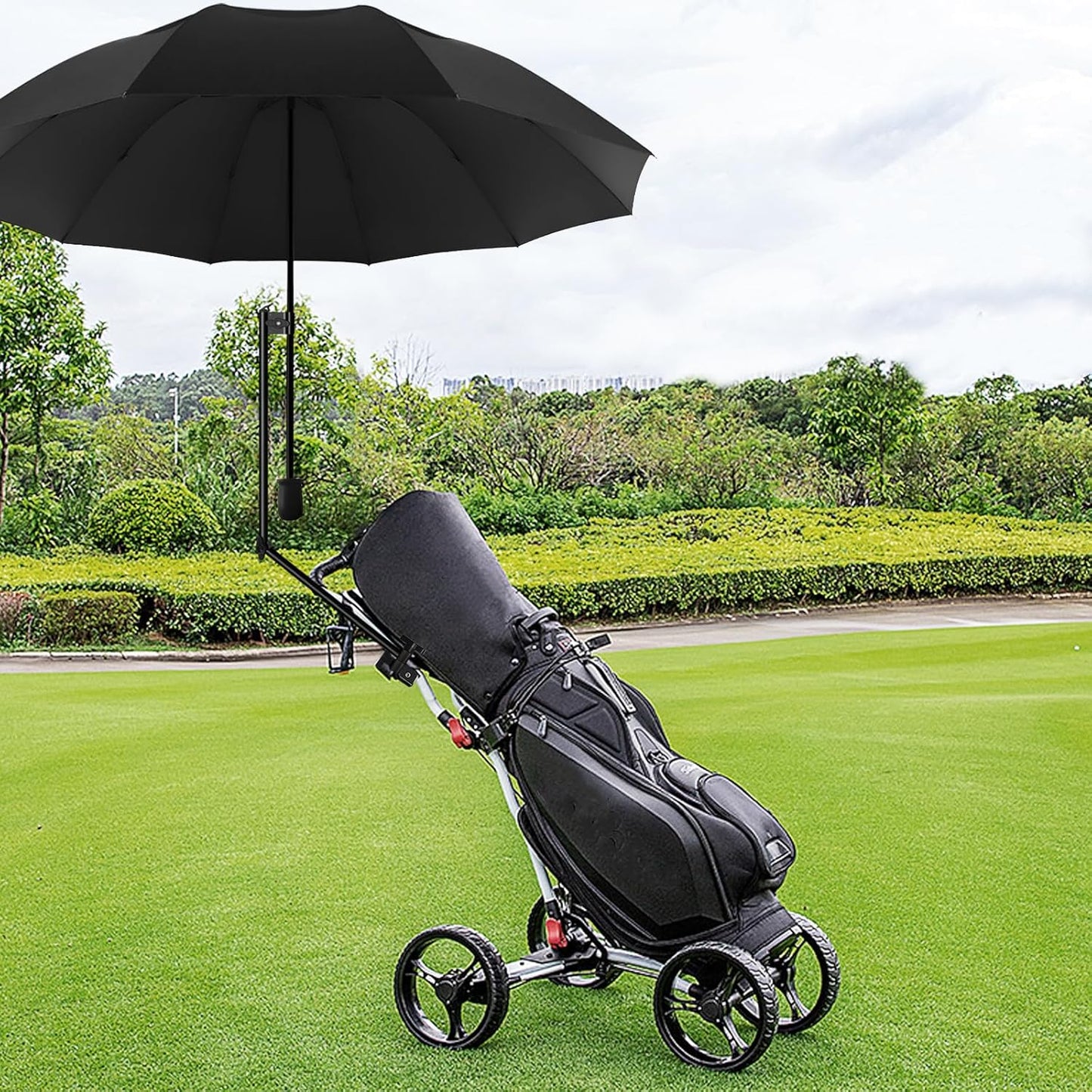Patio Umbrellas | UPF 50+ Adjustable Shade Umbrella - Versatile Clamp for Beach, Patio & Camping