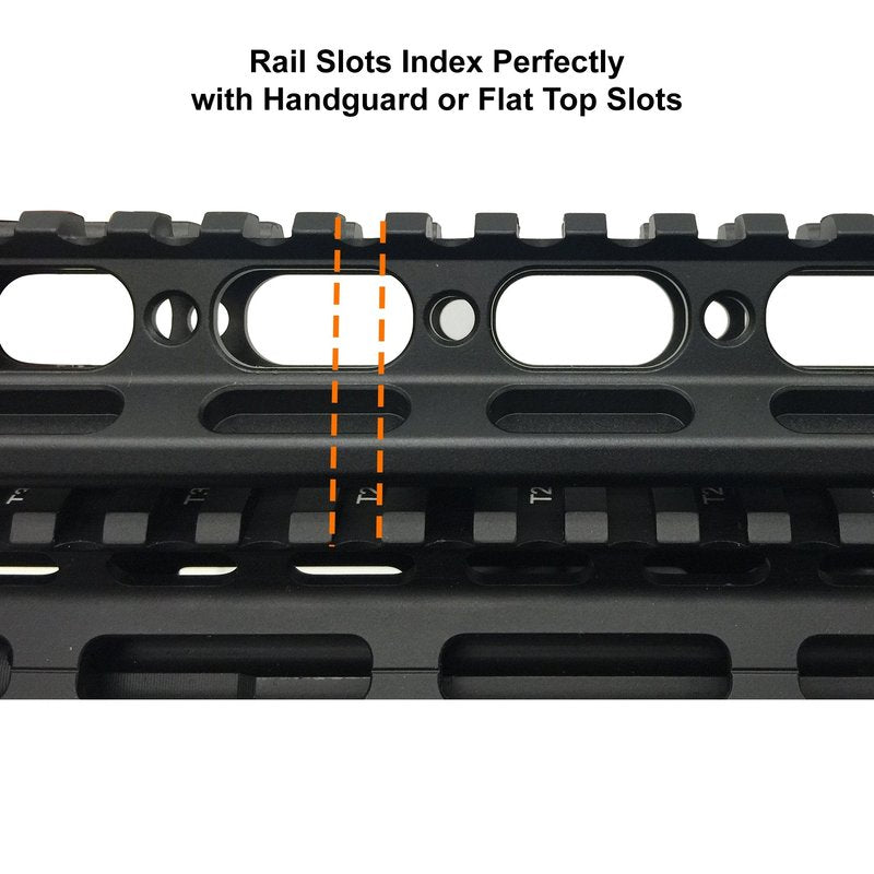 UTG Super Slim Picatinny Riser Mount, 1" Height, 13 Slots , Black