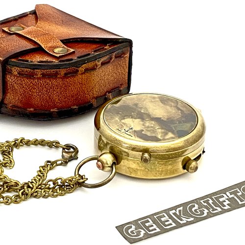 Engraved Compass - NOT All WHO Wander are Lost - Unique Gifts for Fathers, dad, for him Gifts Husband, Husband, Men's Graduation Gifts, Unique Gifts for Anniversary