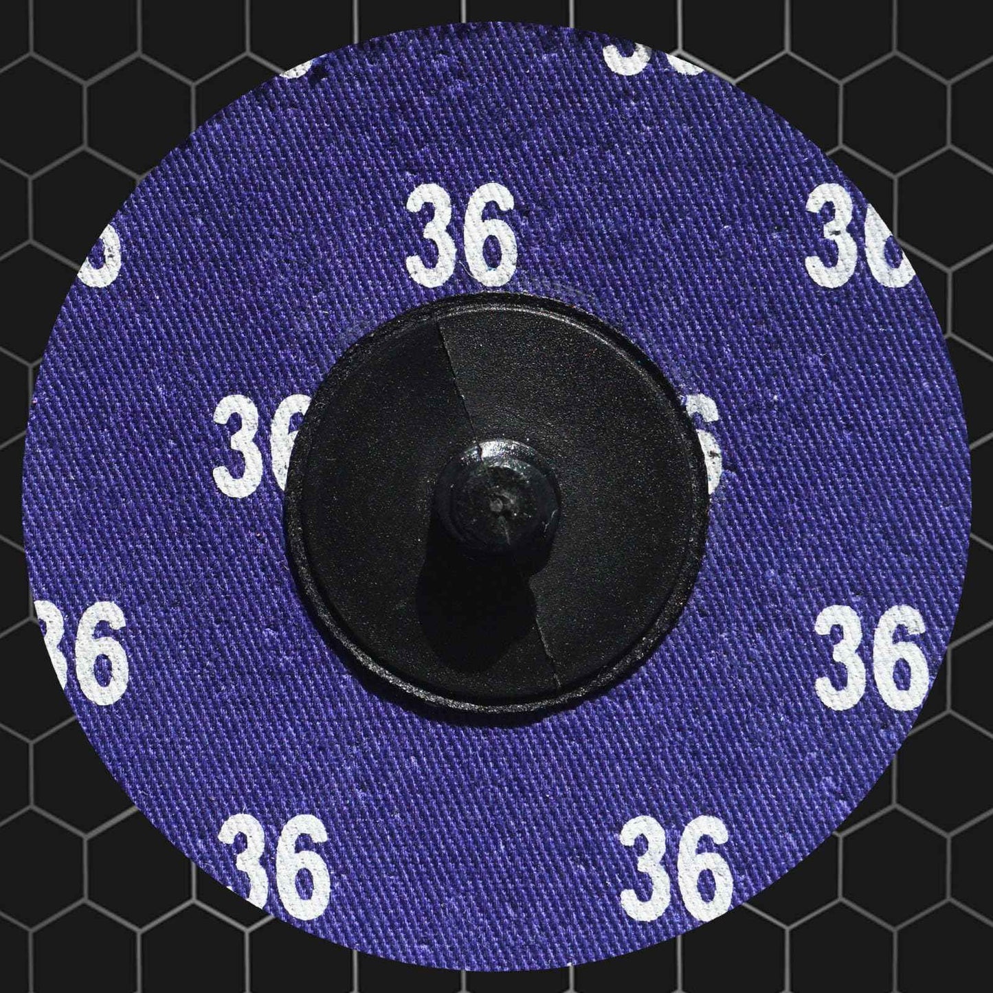 Crossarctic Zirconia 3 inch Sanding Disc R-Type Quick Change Disc(36 Grit) for Die Grinder - 25 Pack (Upgraded)