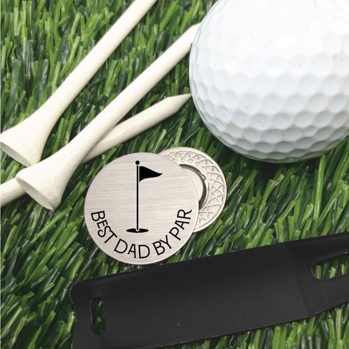 Best Dad By Par Golf Ball Marker Gift Idea For Dad Fathers Gift Best Dad By Par Golf Ball Marker Gift Idea Dad By Par FBA-PAR-GOLF (|Dad|)