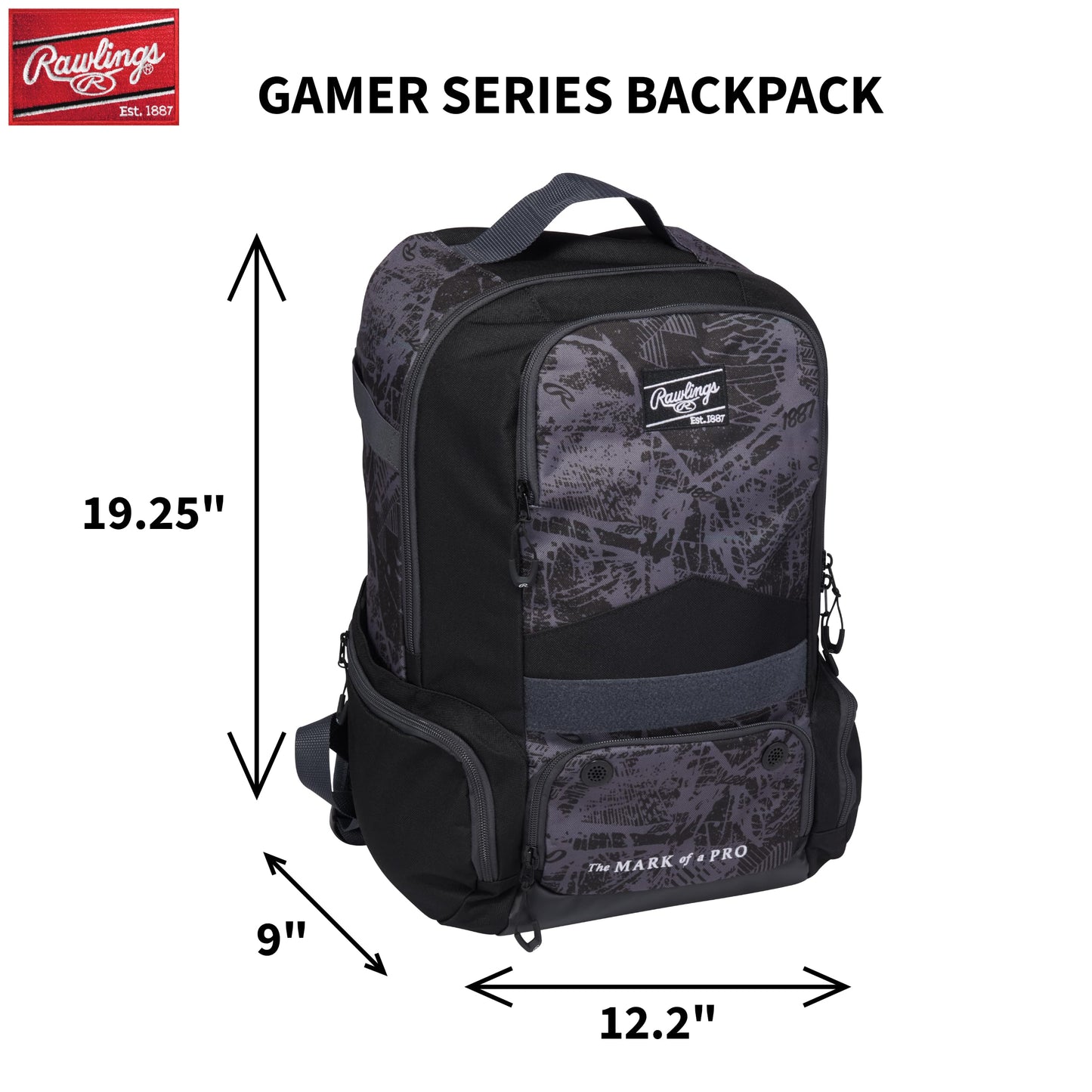 Rawlings | GAMER SERIES Backpack | Baseball/Softball | Pink