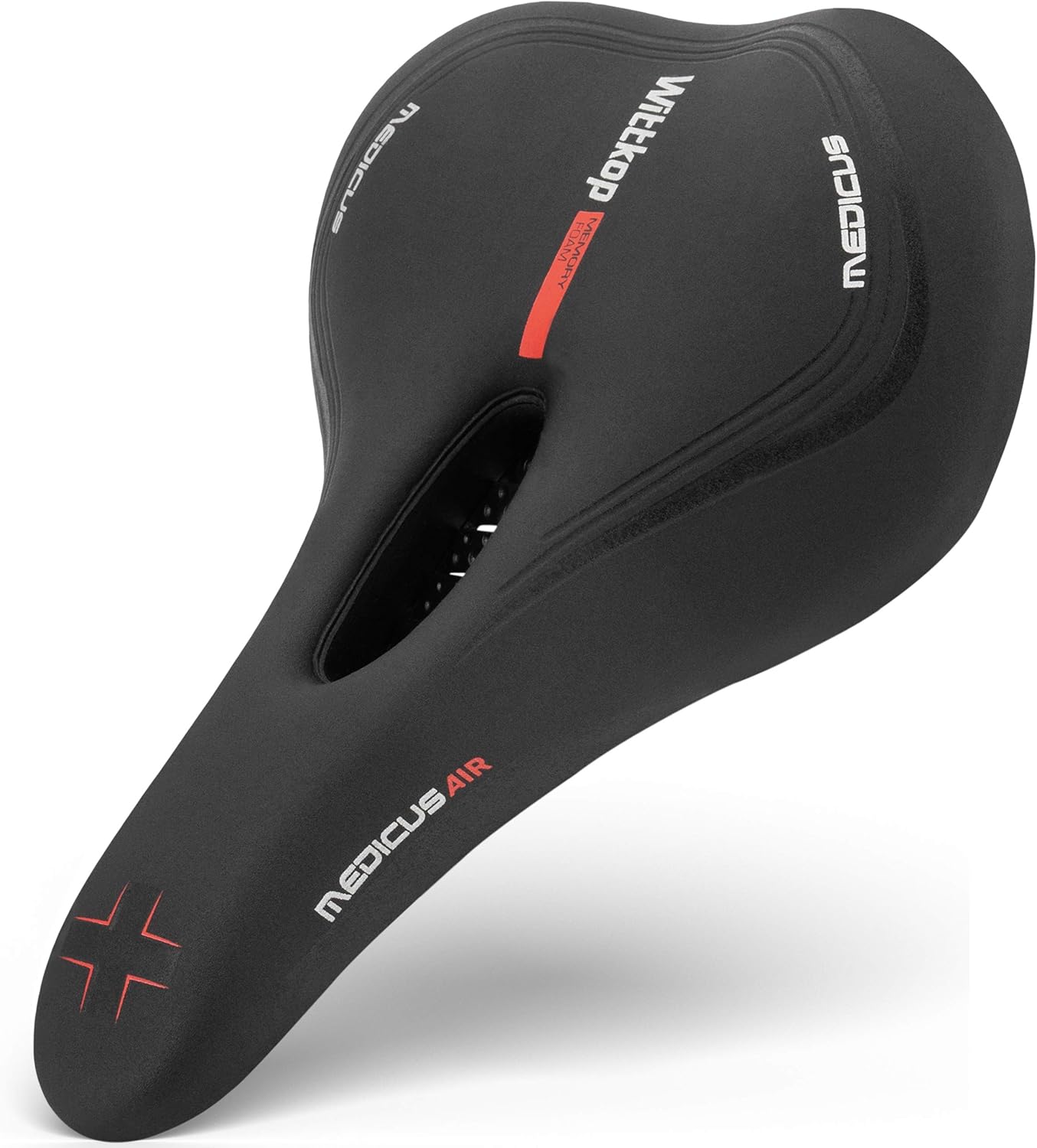 Wittkop Bike Seat - Waterproof Bicycle Saddle with 5-Zone Comfort Design | Ideal for BMX, MTB & Road Riding