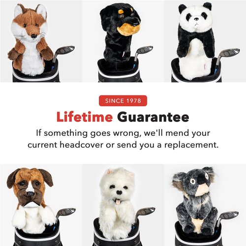 Daphne's Headcovers Westie Driver Headcover | Premium Driver Headcovers | Funny Golf Club Covers | Stylish Protection for Your Clubs | Men's Golf Gear | Driver Headcover for Men and Women