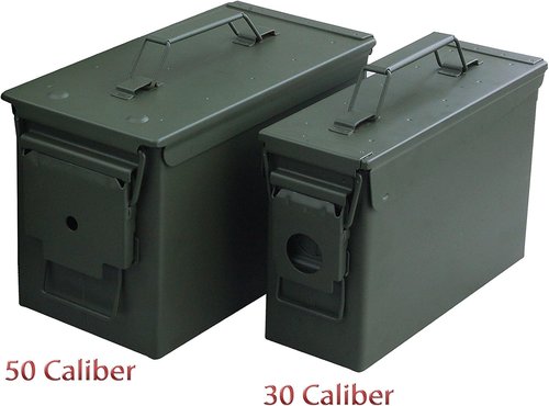 Fortress 50 Caliber Metal Ammo Can - Durable Storage for Ammo & Gear | Heavy-Duty Design