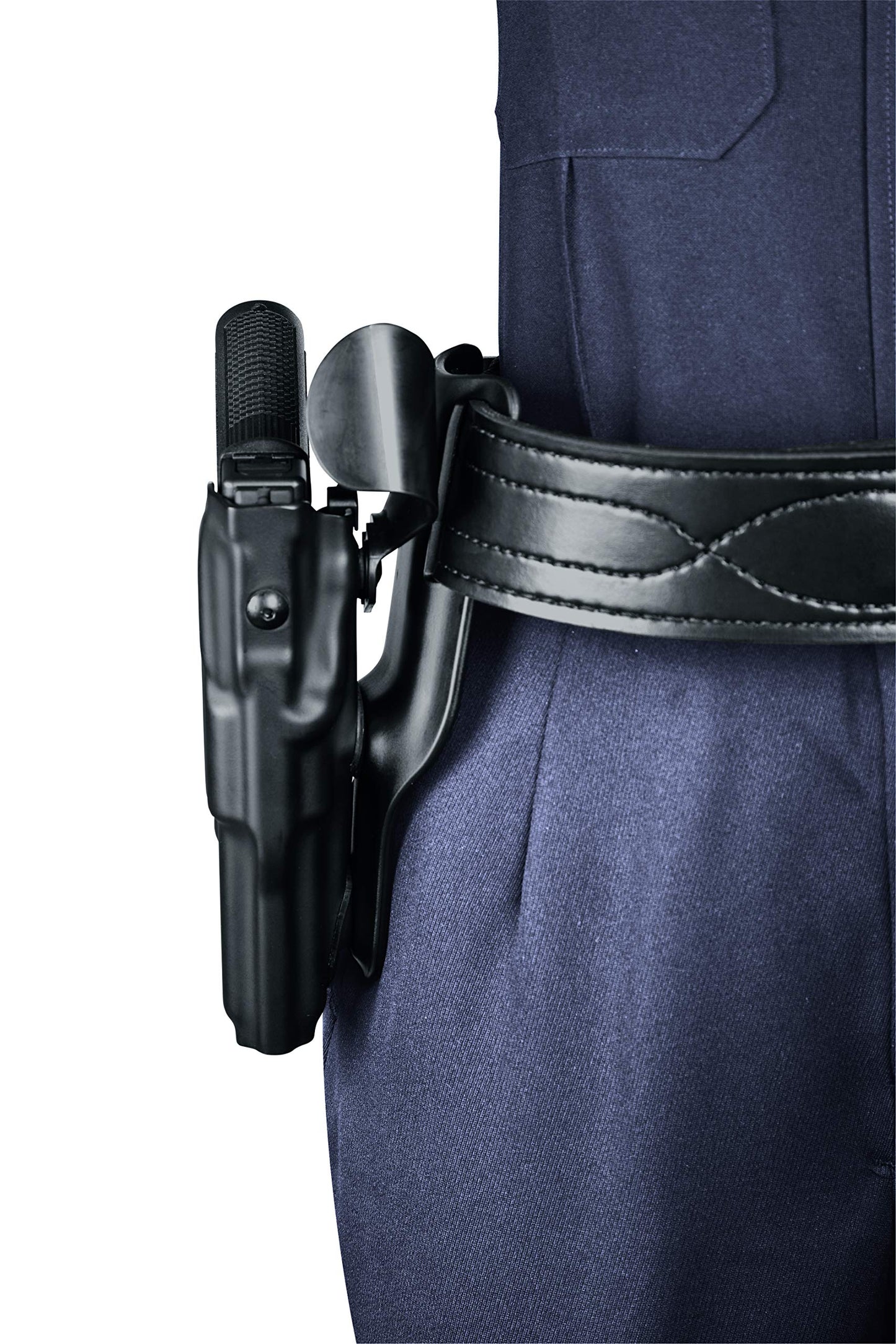 Safariland Slotted Cantable Universal Belt Loop, Low Ride for 2.25" Belt, Plain Black